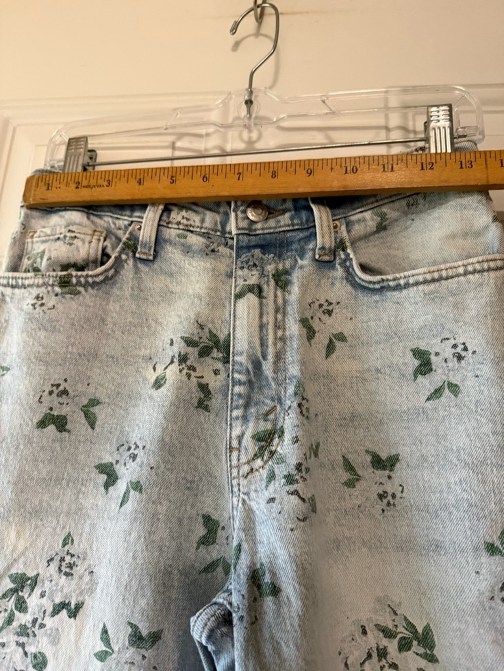 Wild Fable 90s relaxed straight floral print denim jeans - Picture 9 of 9